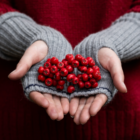 Stretchy Ribbed Alpaca Wrist Warmers
