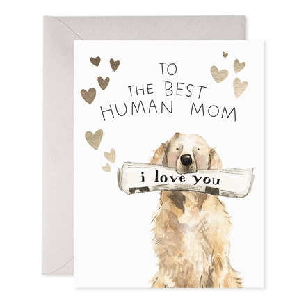 'Best Human Mom' Card