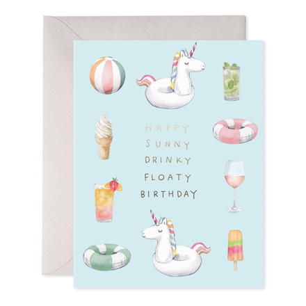 'Pool Party Birthday' Card