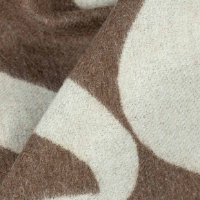 Blacksaw Elder Reversible Throw: Zero Dye – Cacao/Ivory