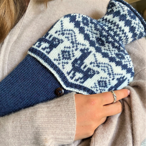 Samantha Holmes Alpaca Fair Isle Hot Water Bottle