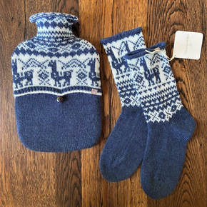 Samantha Holmes Alpaca Fair Isle Hot Water Bottle