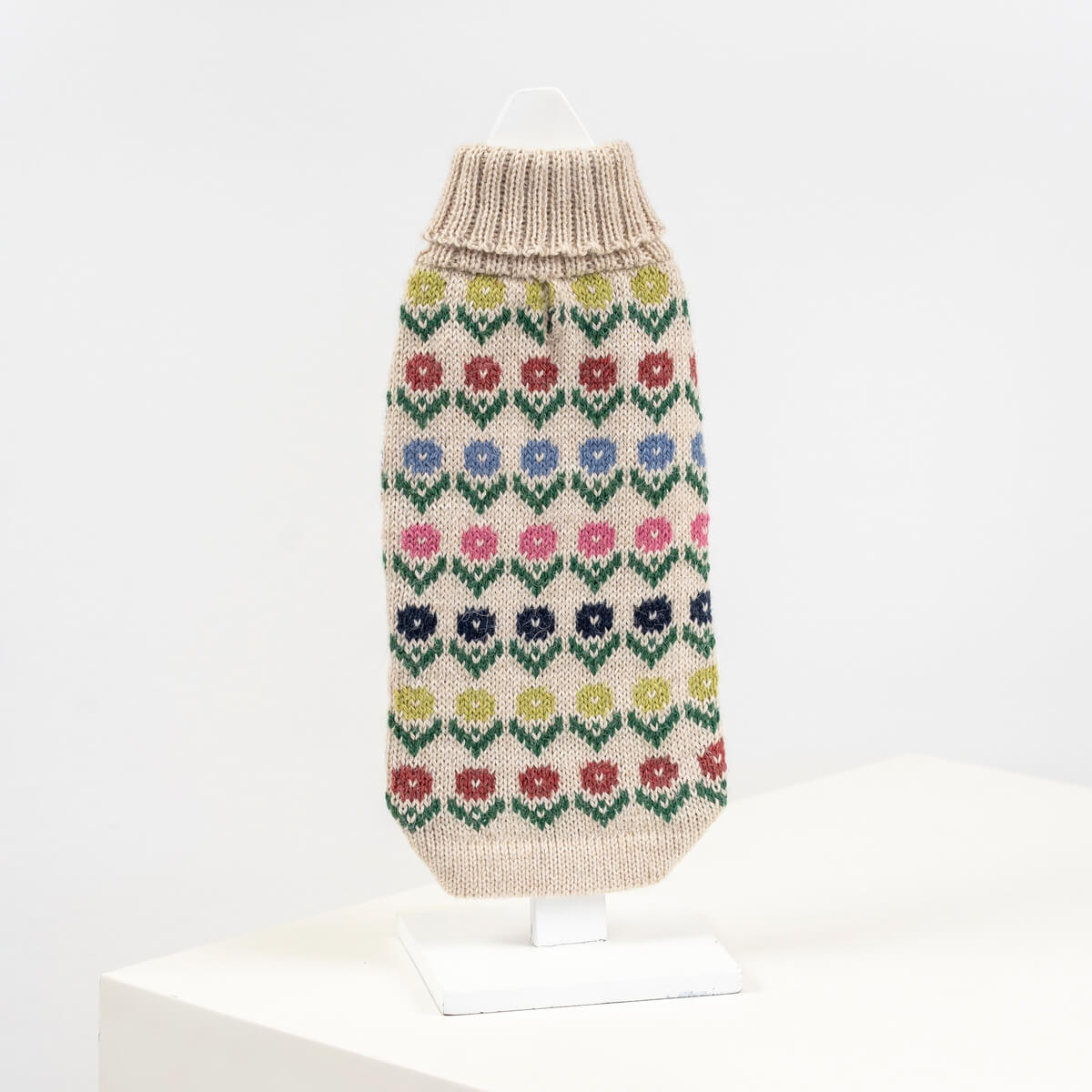 Flower Alpaca Dog Sweater