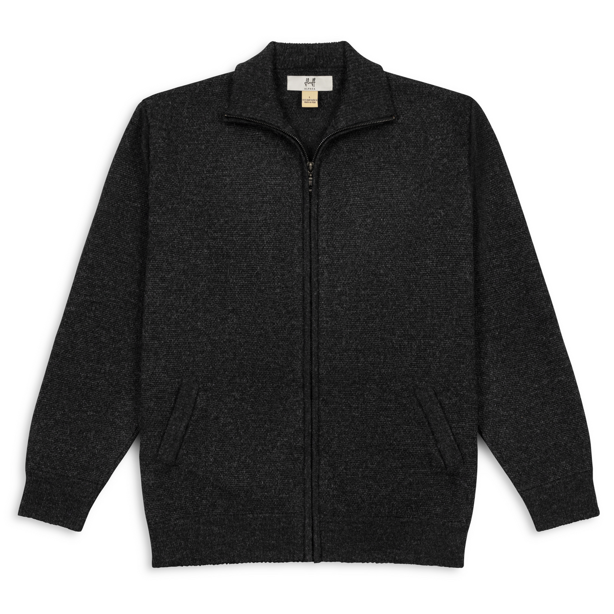 トップス THE DAY BABY ALPACA KNIT JACKET porter Men's Alpaca Jacket | Heavyweight 100% Baby Alpaca