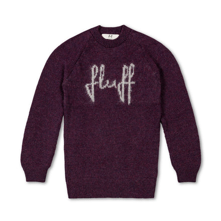 Fluff Logo Crewneck Raglan Sweater