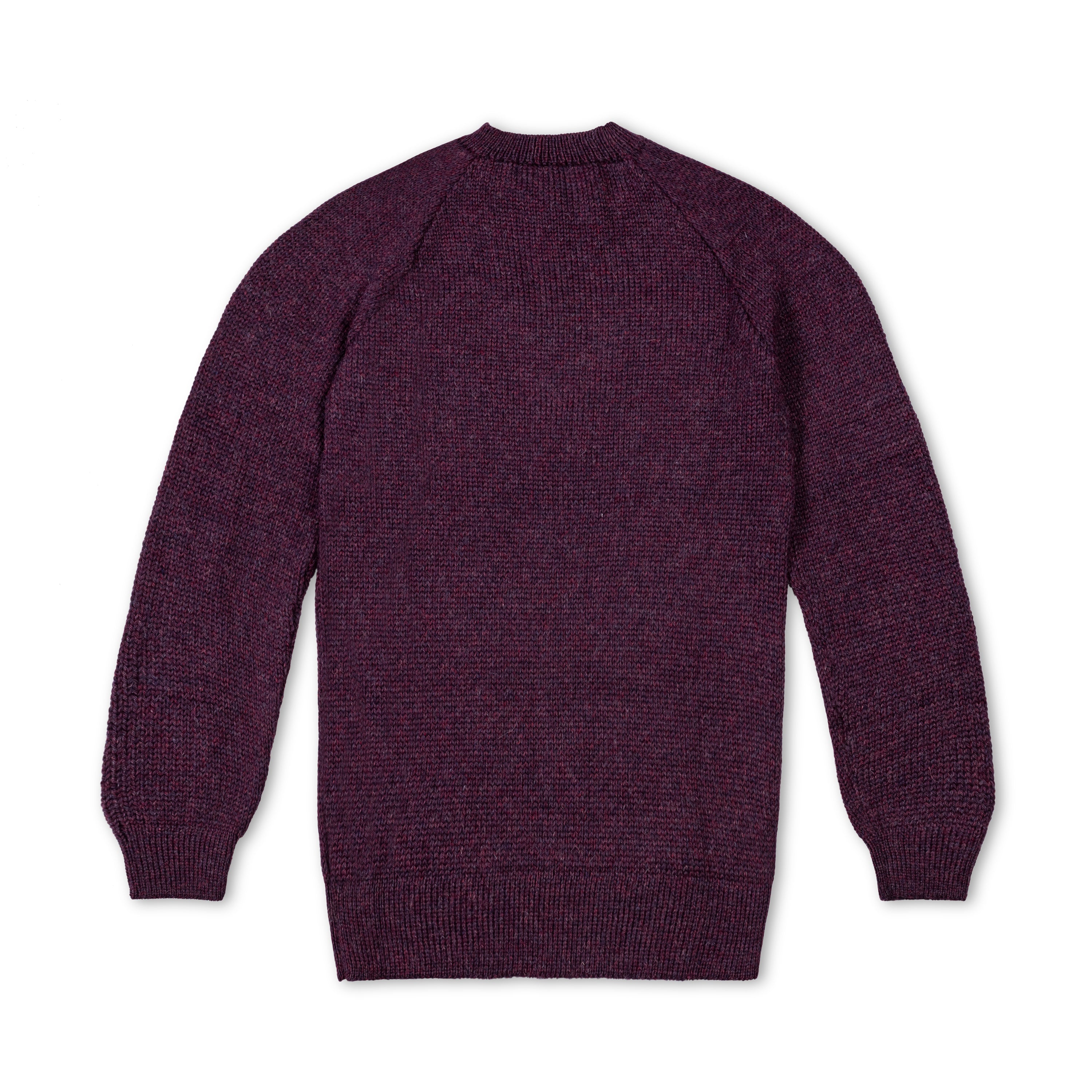 Fluff Logo Crewneck Raglan Alpaca Sweater – 100% Baby Alpaca