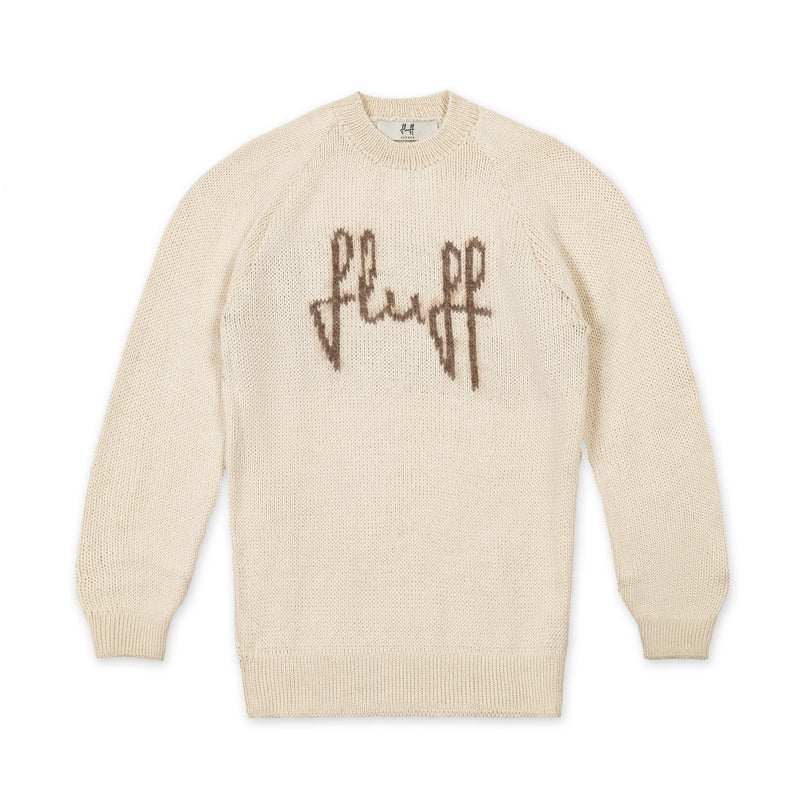 Fluff Logo Crewneck Raglan Sweater