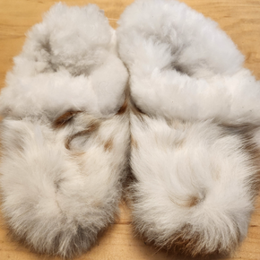 Alpaca Fur Fuzzy Slippers