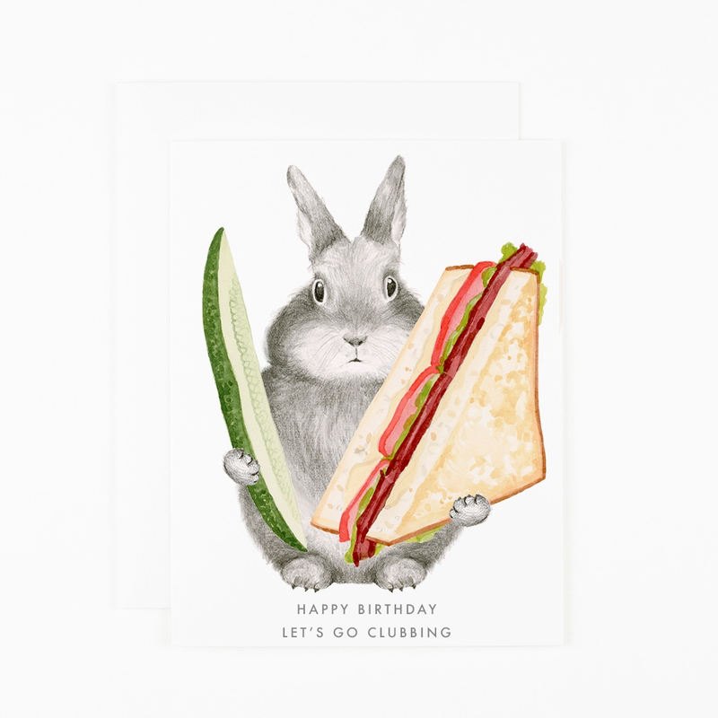 'Let's Go Clubbing' Birthday Card