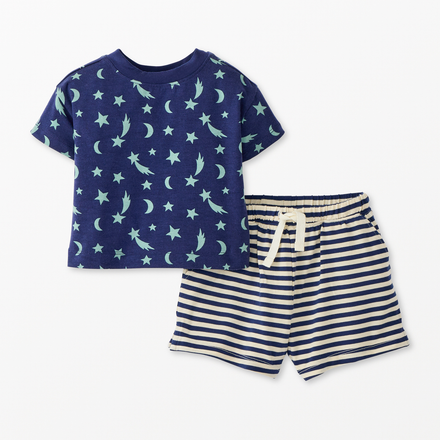 Hanna Andersson HannaSoft Tee & Short Set
