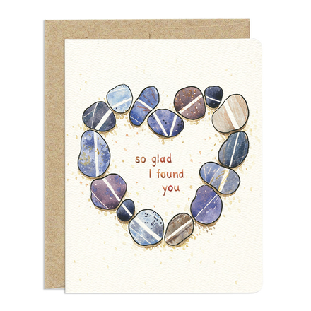 'Heart Rocks' Greeting Card