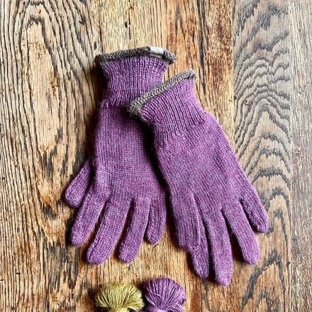 Luxury Jersey Knit Alpaca Gloves