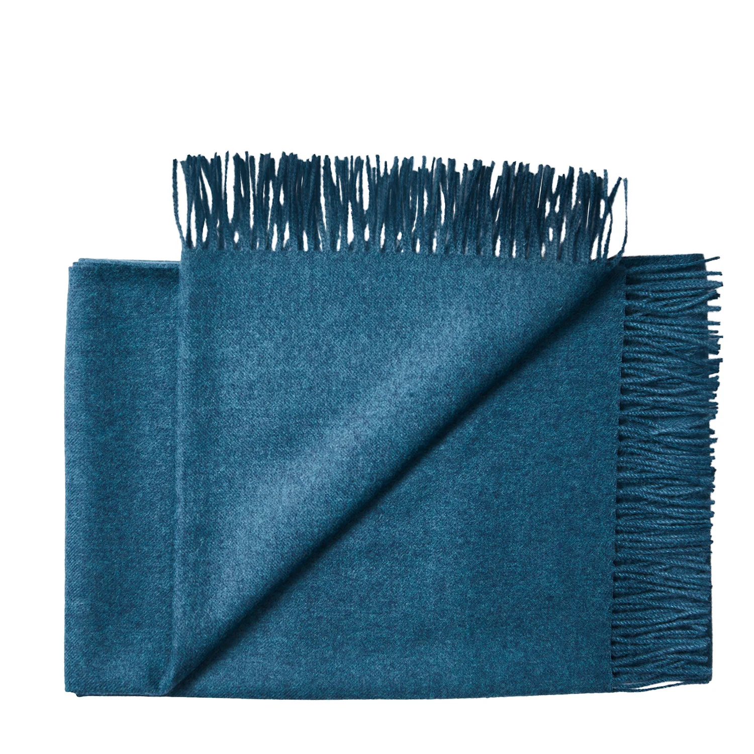 Fluff Solid Color Baby Alpaca Scarf