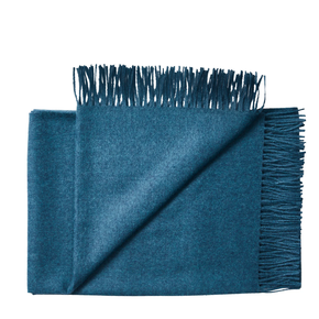 Fluff Solid Color Baby Alpaca Throw Blanket