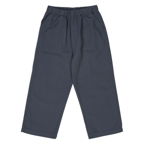 Navy blue pants on a white background