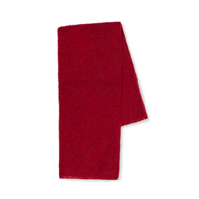 Red shawl on a white background