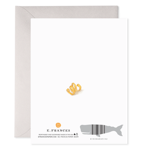 E.Frances paper product with a whale design and barcode on a white background