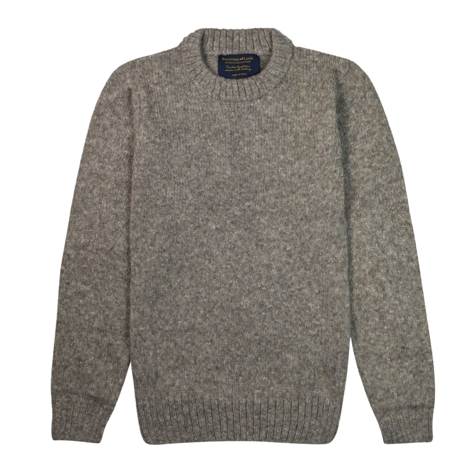 Gray sweater on a white background