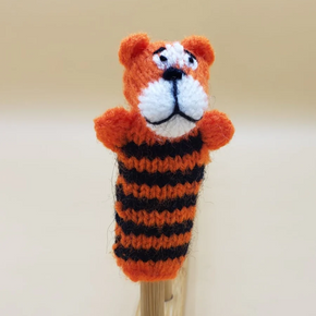 Tiger finger puppet