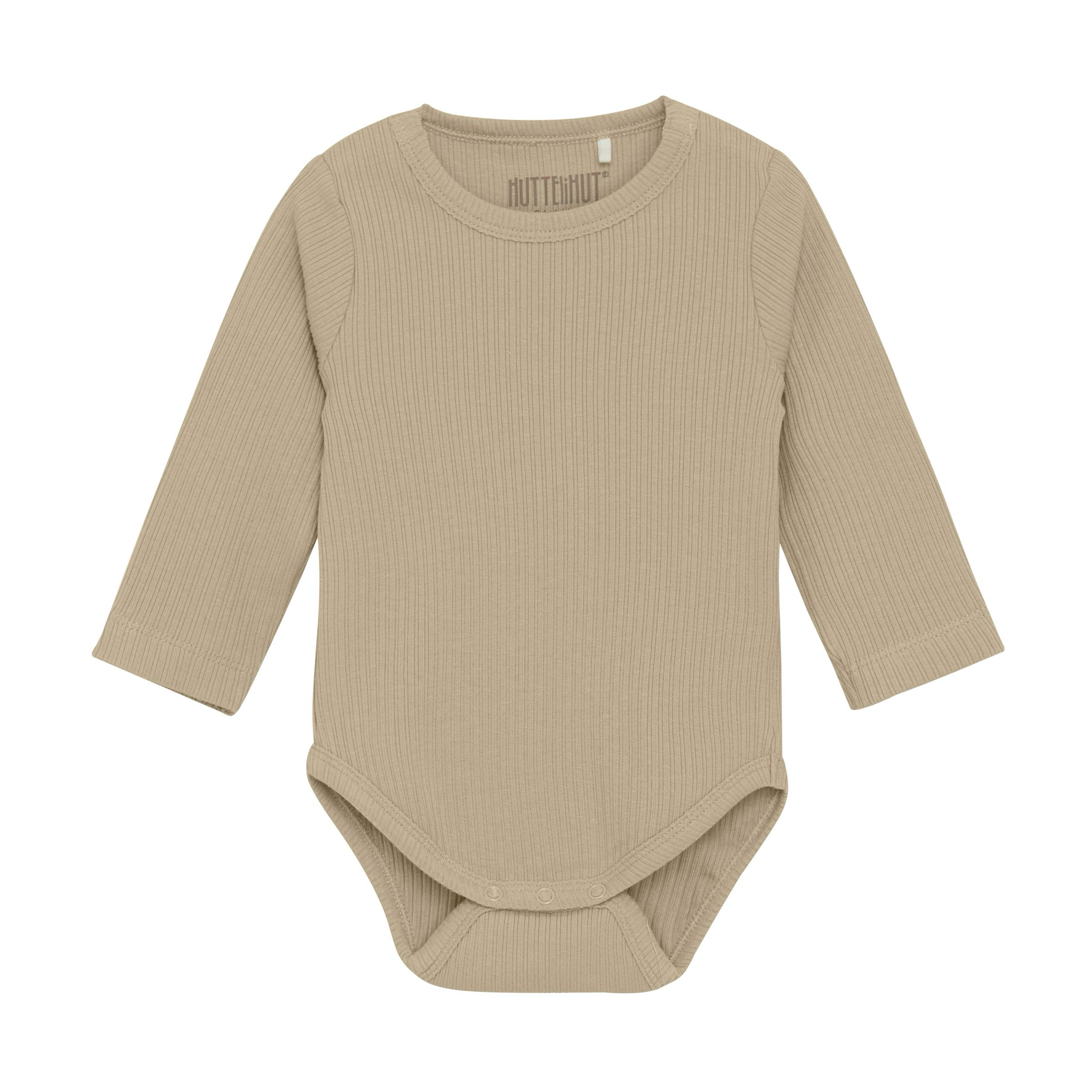 Huttelihut Babies Long Sleeved Ribbed Onesie