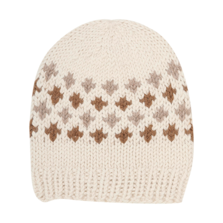 Huttelihut Alpaca Knit Patterned Hat