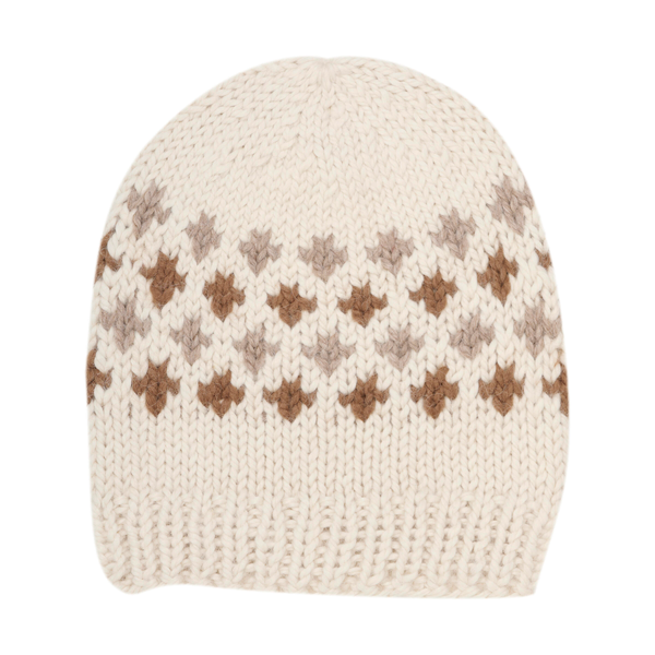 Huttelihut Alpaca Knit Patterned Hat