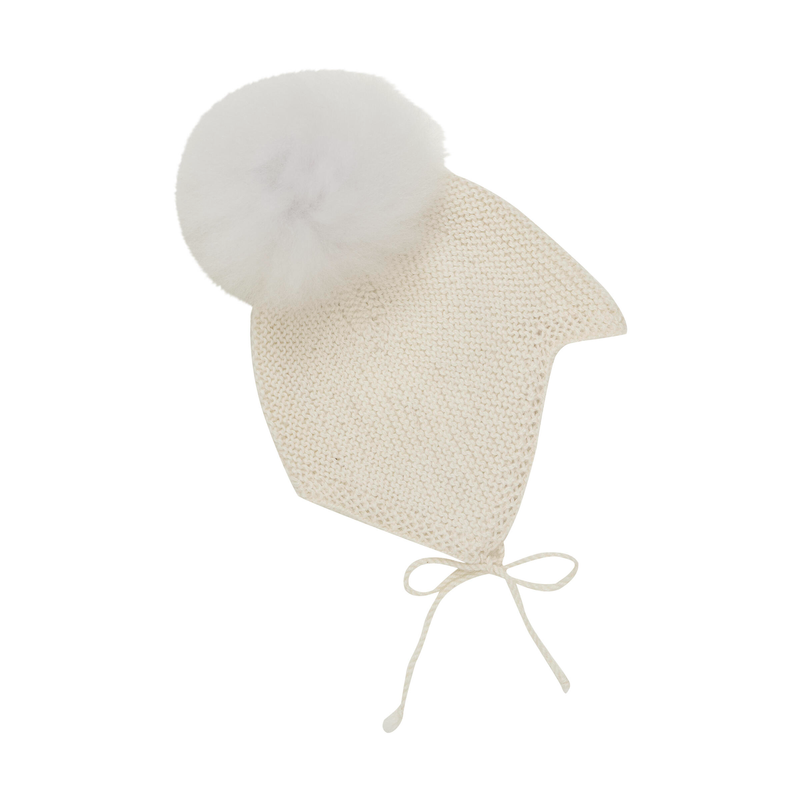 Huttelihut Baby Alpaca Pom Pom Bonnet