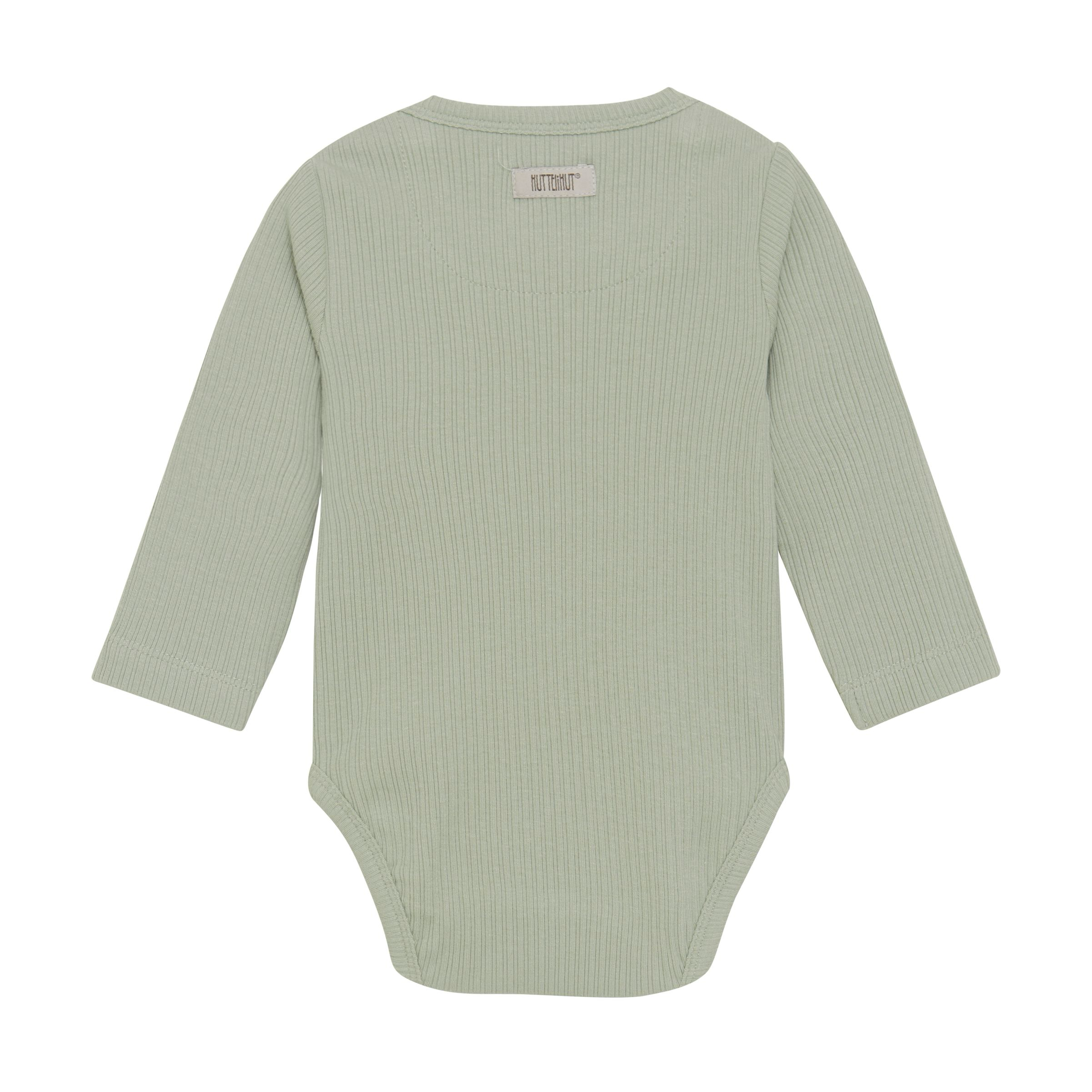 Huttelihut Babies Long Sleeved Ribbed Onesie