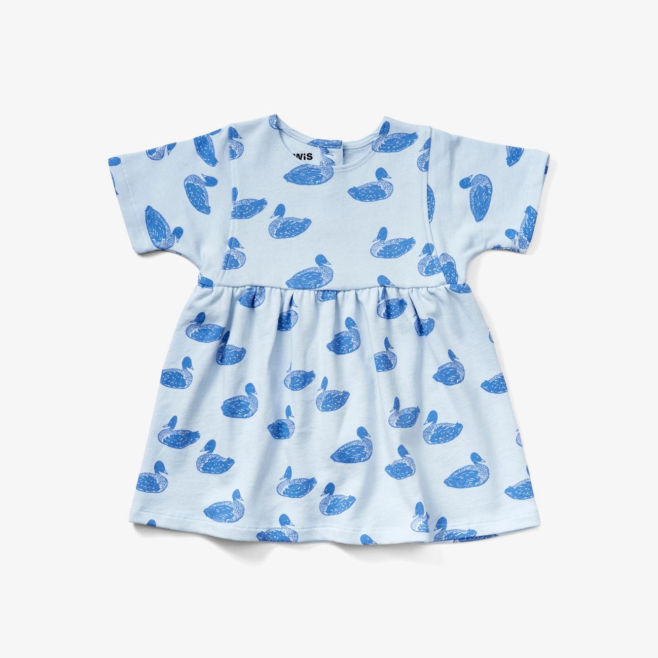 cotton duck dress Lewis Duck Print Organic Cotton Dress, Duck Pond / 10Y