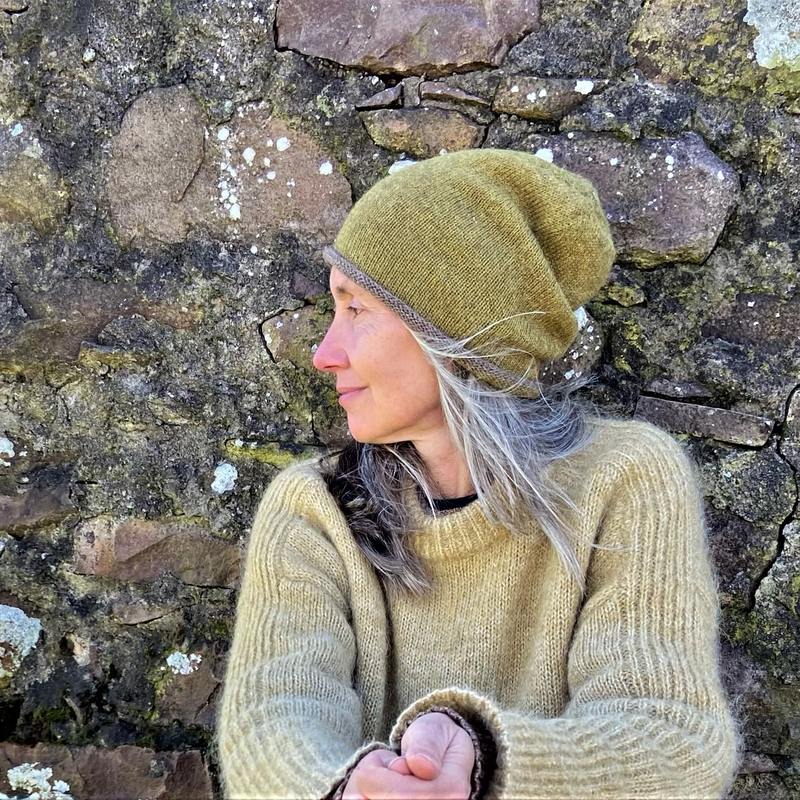 Samantha Holmes Jersey Knit Alpaca Hat