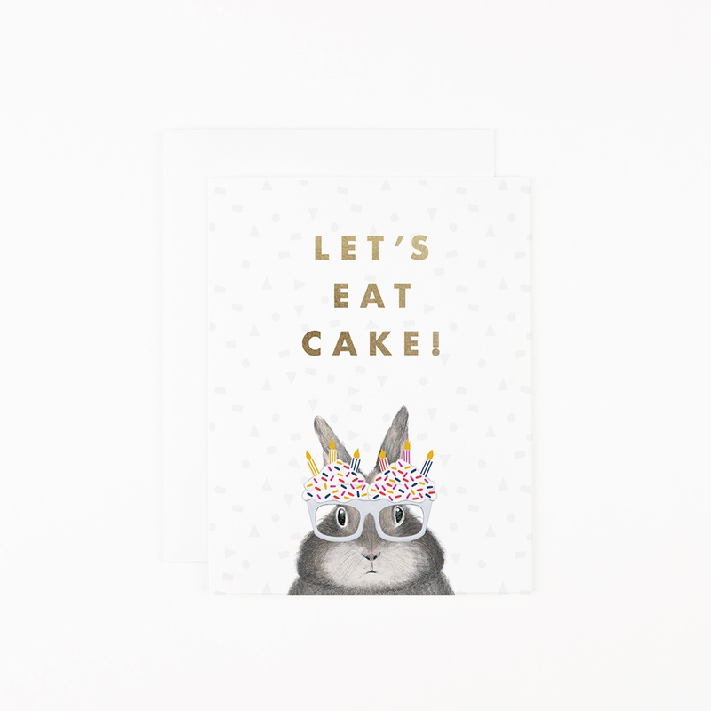 'Let's Eat Cake' Birthday Card