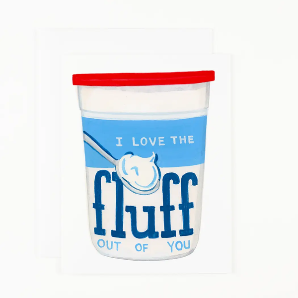 'Love the Fluff Out of You' Card – Fluff Alpaca