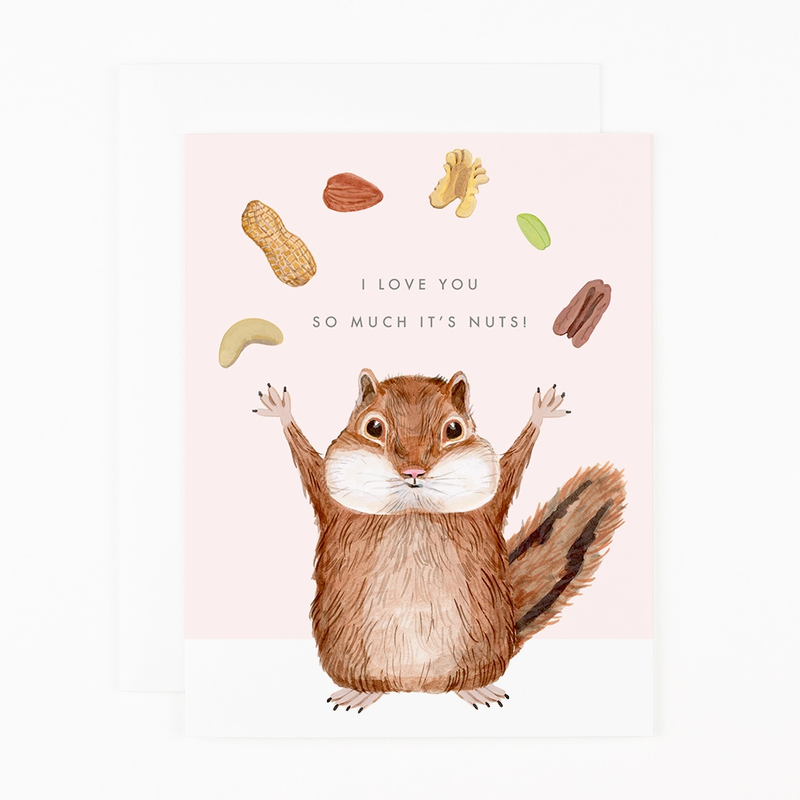 'Love You So Much It's Nuts!' Card