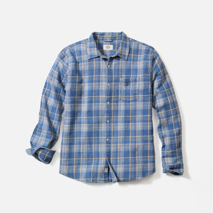 Marine Layer Long Sleeved Classic Stretch Selvage Shirt