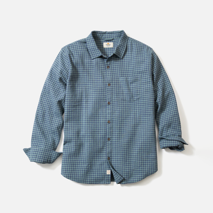 Marine Layer Long Sleeved Classic Stretch Selvage Shirt
