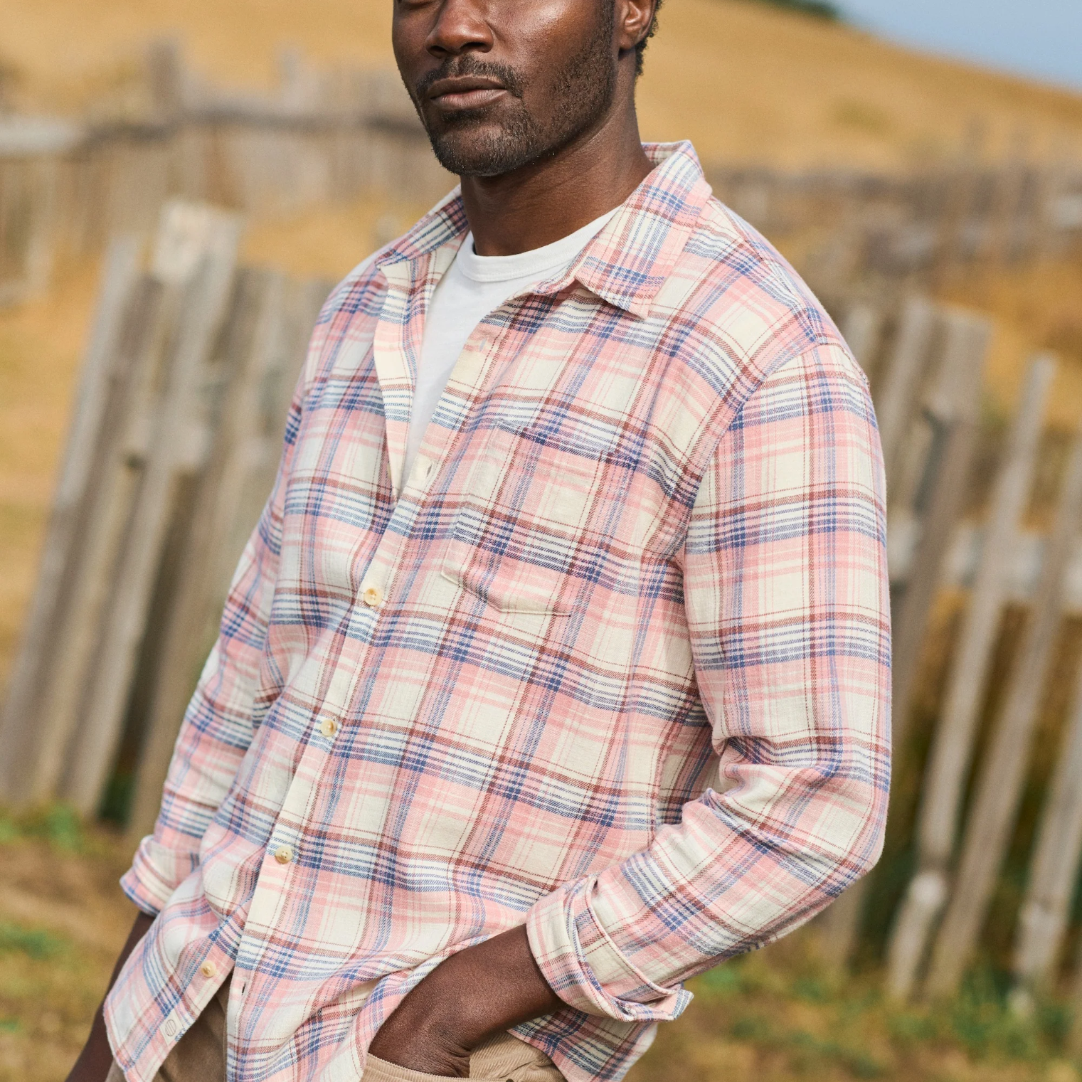 Marine Layer Classic Stretch Selvage Shirt | Fluff Alpaca Marine Layer Classic Stretch Selvage Shirt | Fluff Alpaca