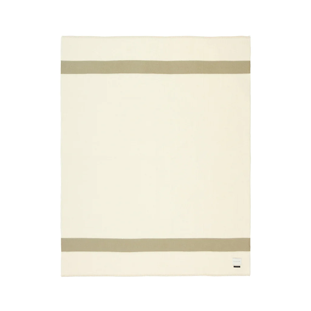 Mason Baby Alpaca Throw – Ivory/Boa