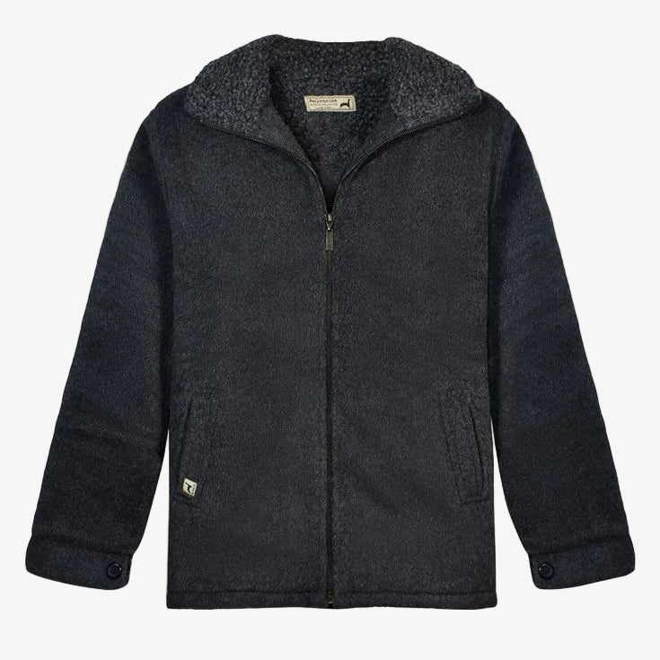 Men's Peruvian Link Alpaca Barn Jacket | Fluff Alpaca
