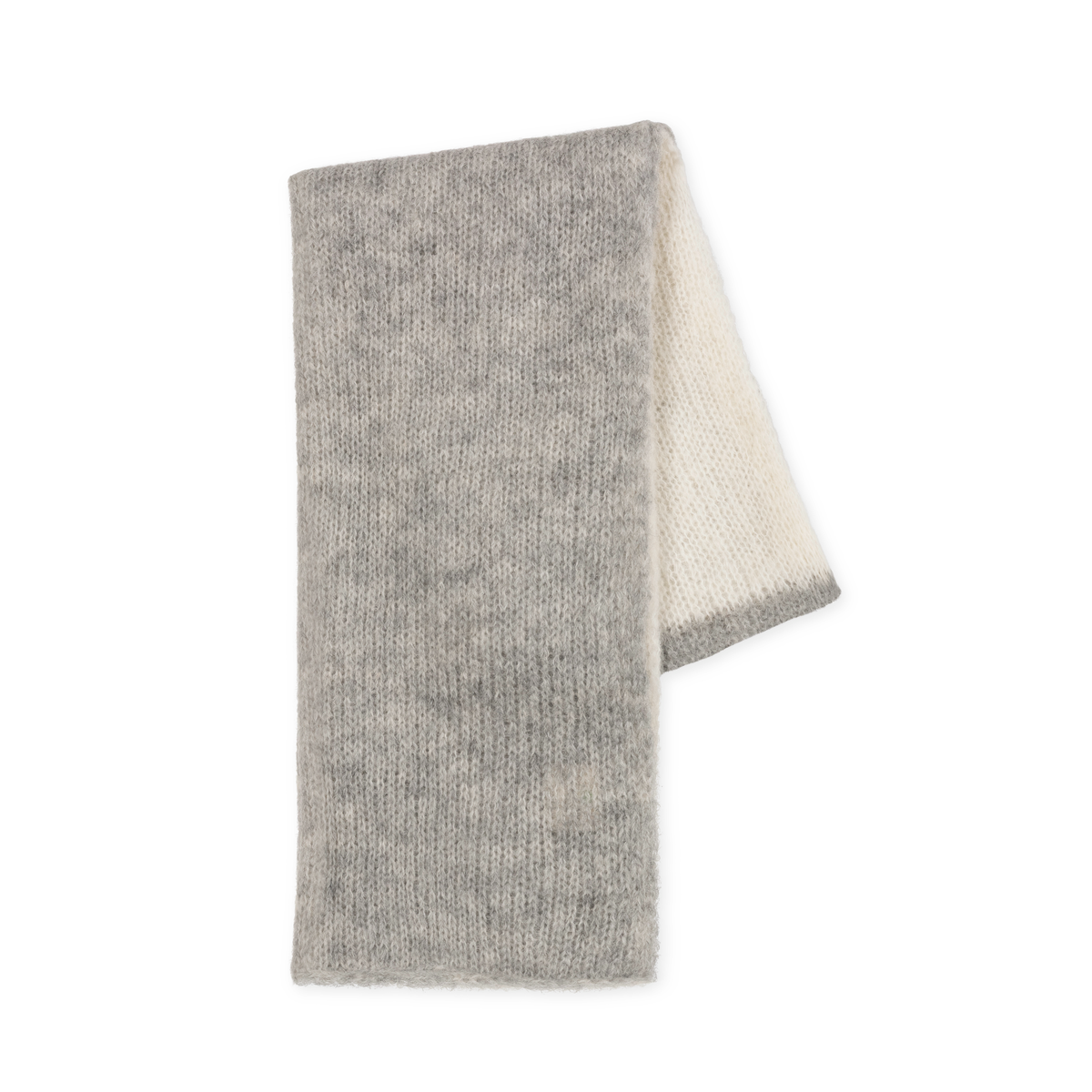 ebure×Ronherman Airy Thule Alpaca Stole Michele & Hoven Eri Duotone Alpaca Shawl | Handmade | Fluff Alpaca