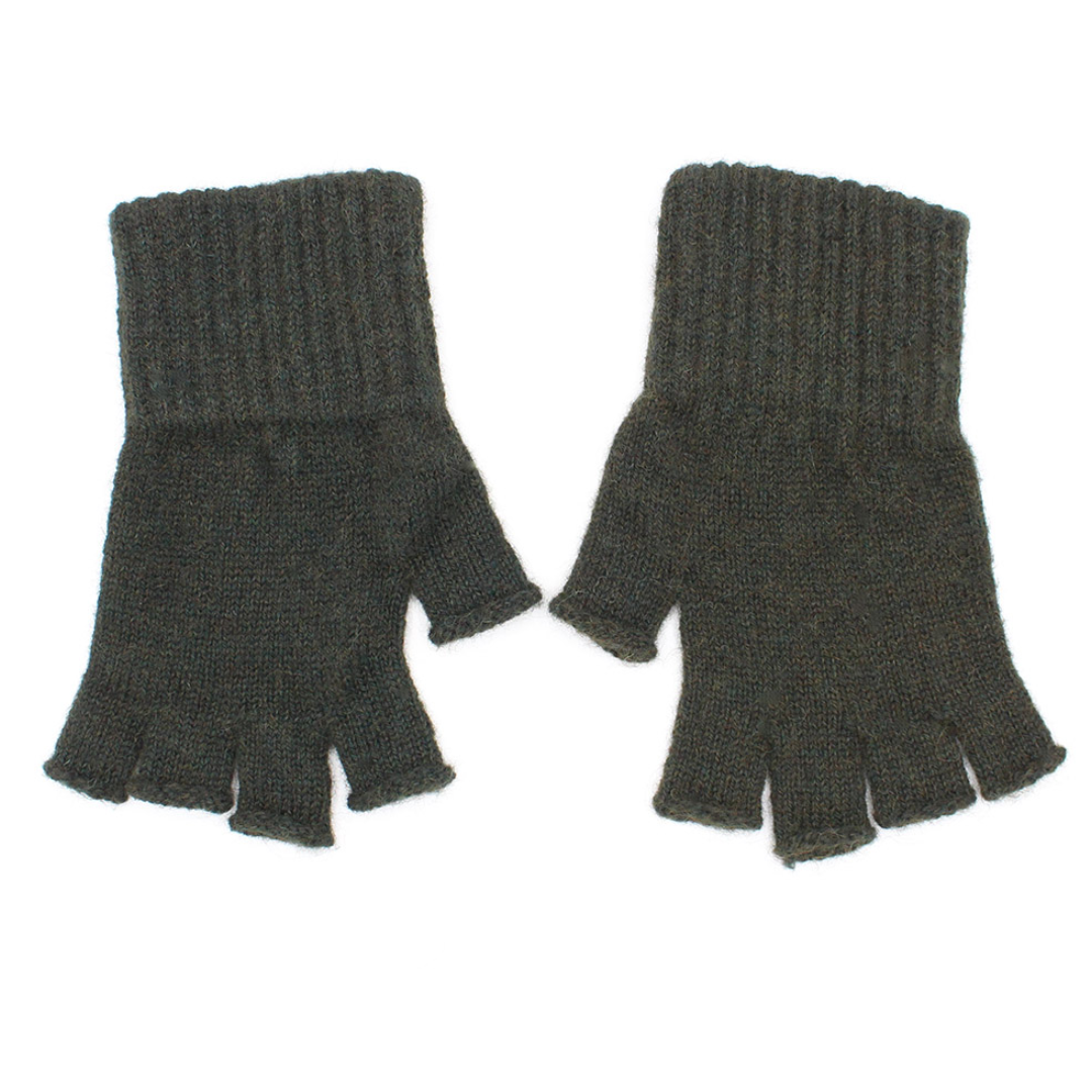 Fingerless Alpaca Gloves - Super-Warm USA Alpaca Wool | Fluff