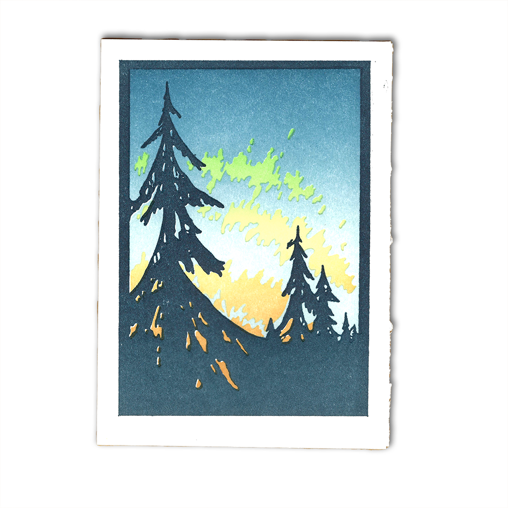 'Northern Lights' Card