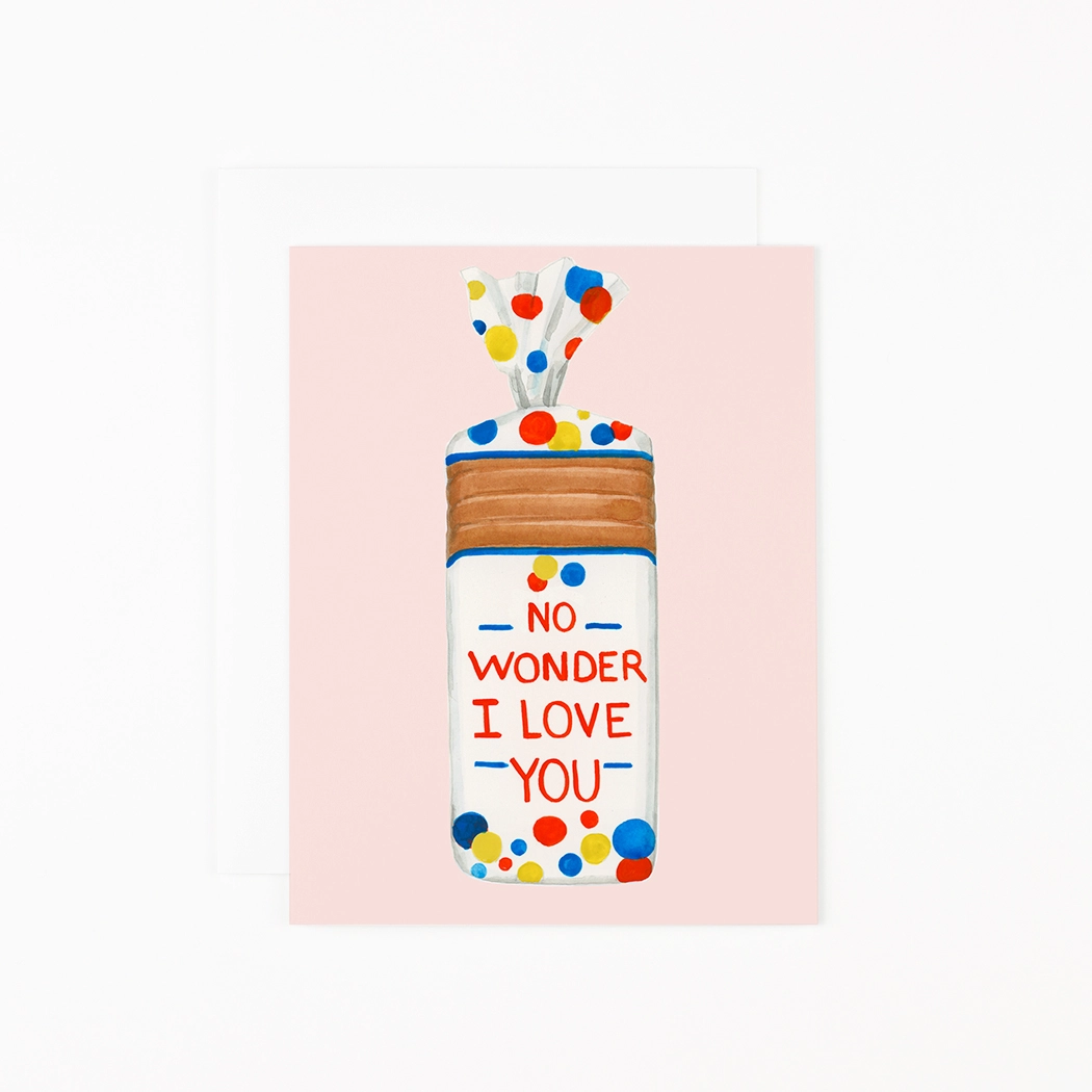 'No Wonder I Love You' Birthday Card