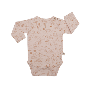 Red Caribou Babies Onesie & Pant Set