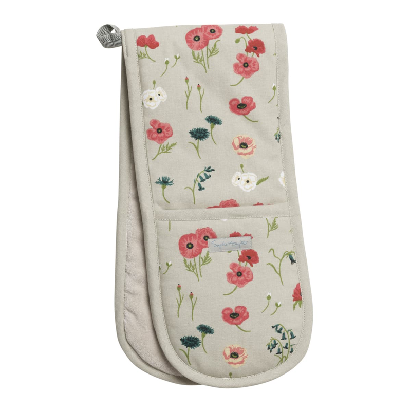 Sophie Allport Poppy Meadow Double Oven Glove