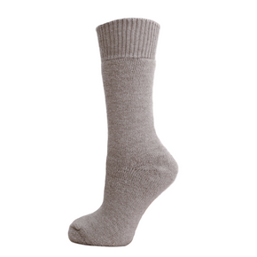 Gray sock on a white background