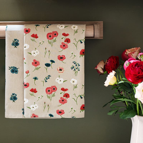 Sophie Allport Poppy Meadow Set of Tea Towels