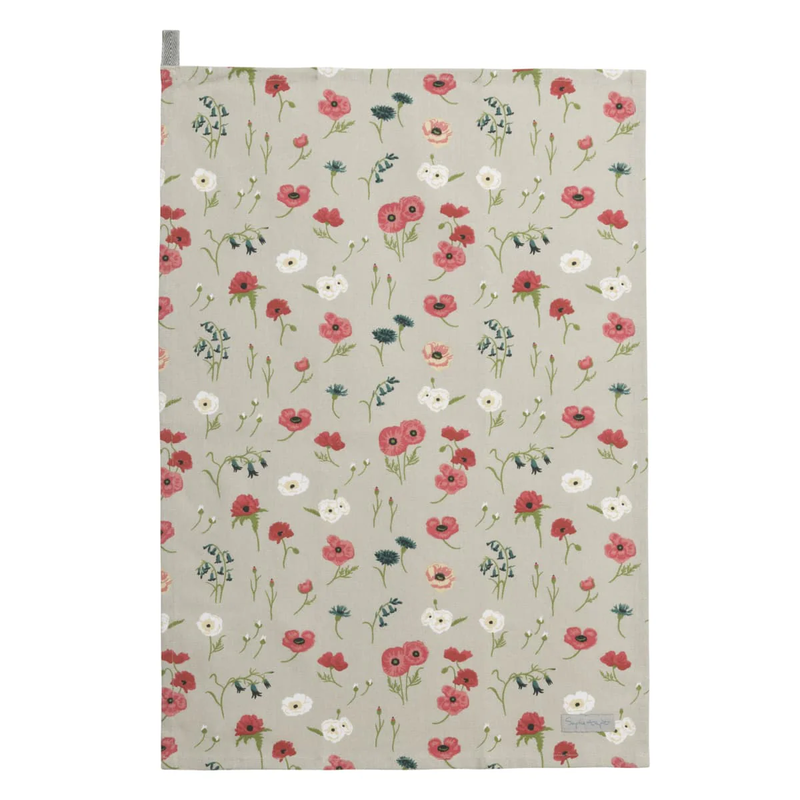 Sophie Allport Poppy Meadow Set of Tea Towels