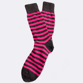 Perilla Striped Everyday Alpaca Socks
