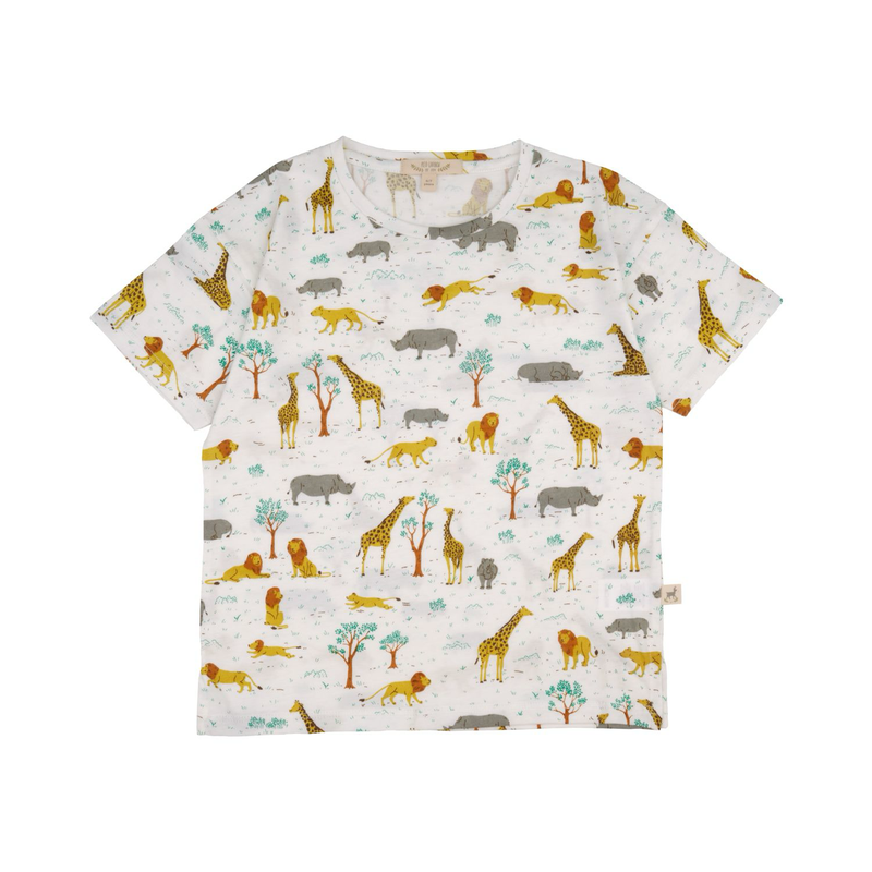 Red Caribou Children's Short Sleeved T-Shirt