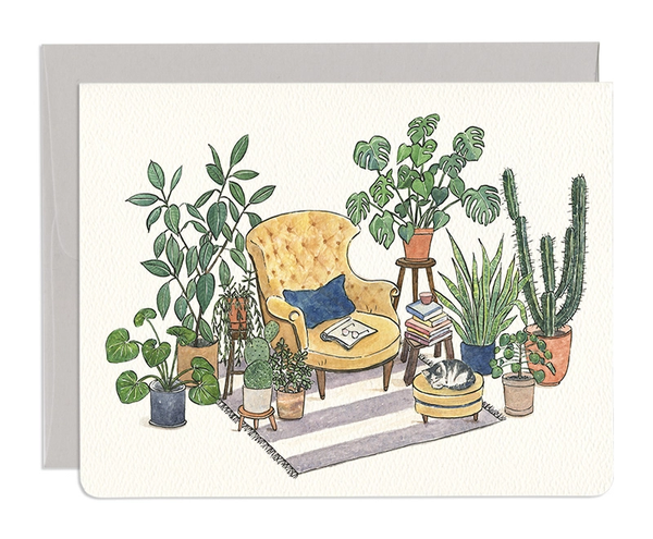 'Reading Nook' Greeting Card